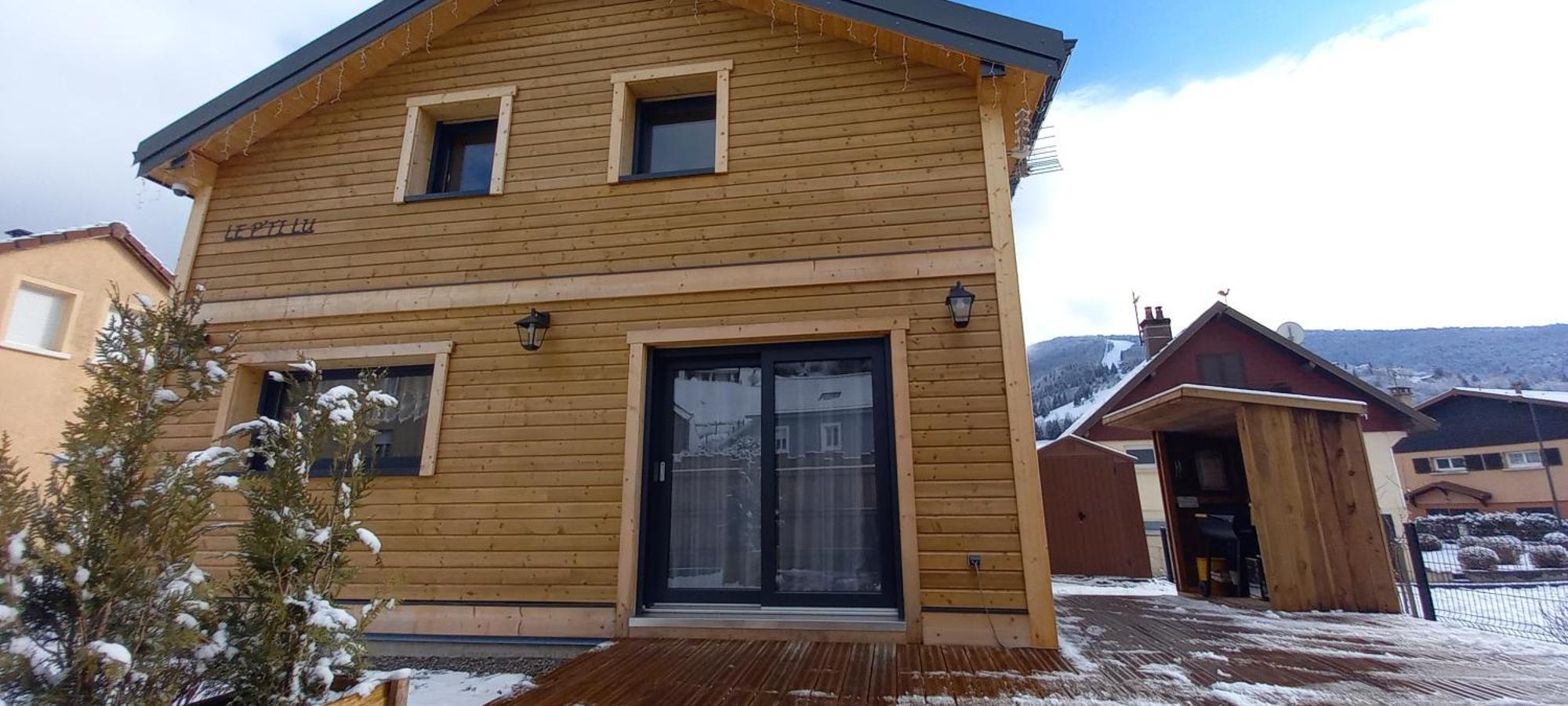 Chalet Le P'Ti Lu 比桑 外观 照片